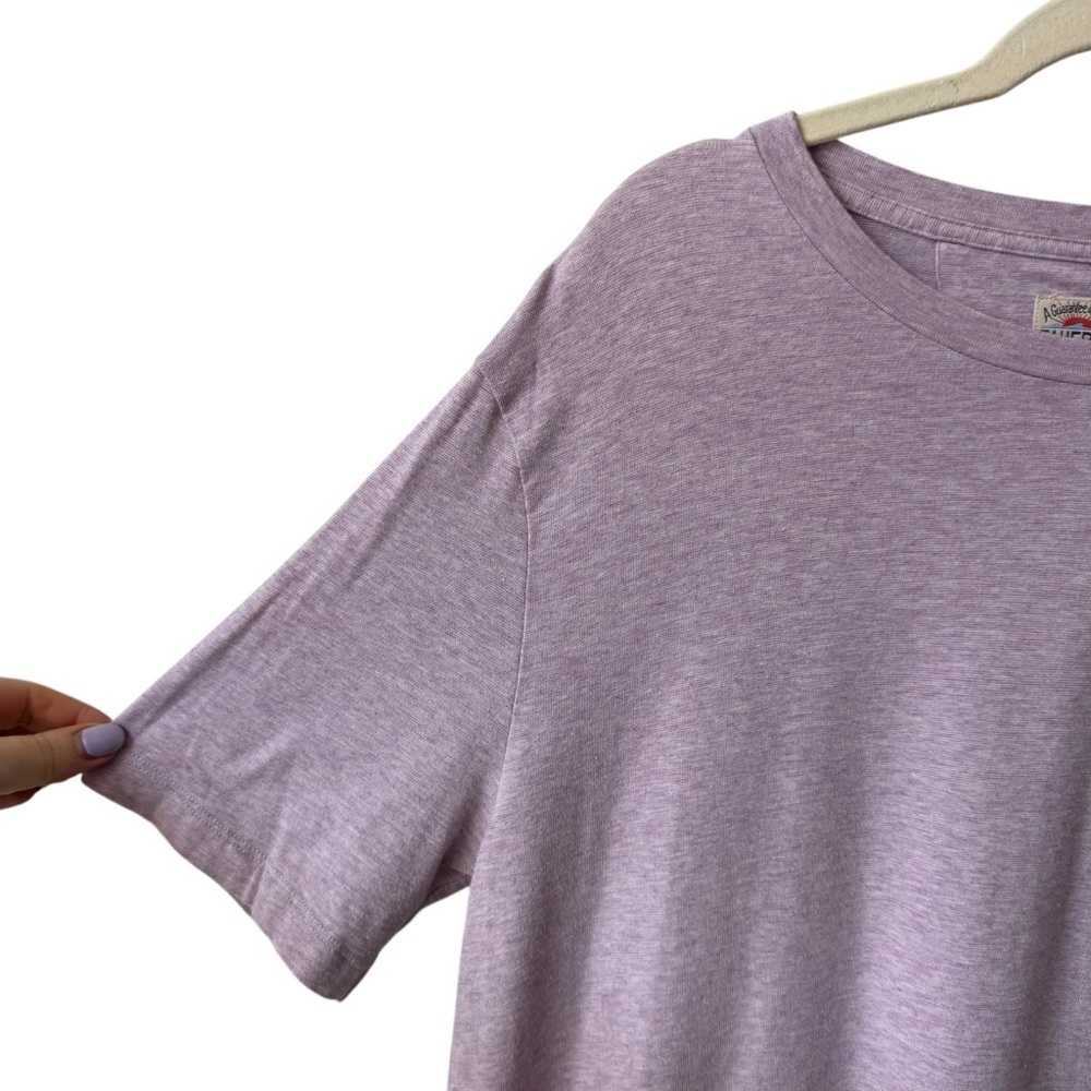Faherty Brand Men's Movement Short Sleeve Crew Neck TShirt Pink Purple Small - Picture 2 of 7